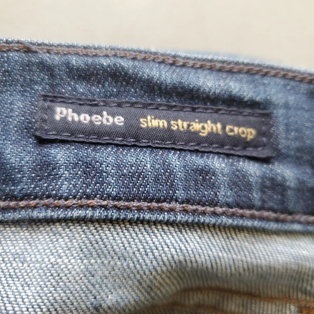Citizens of Humanity Phoebe Slim Straight Crop Jeans Dark Wash‎ Women's Size 27